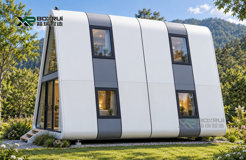 Triangular Modular Cabin - gallery view