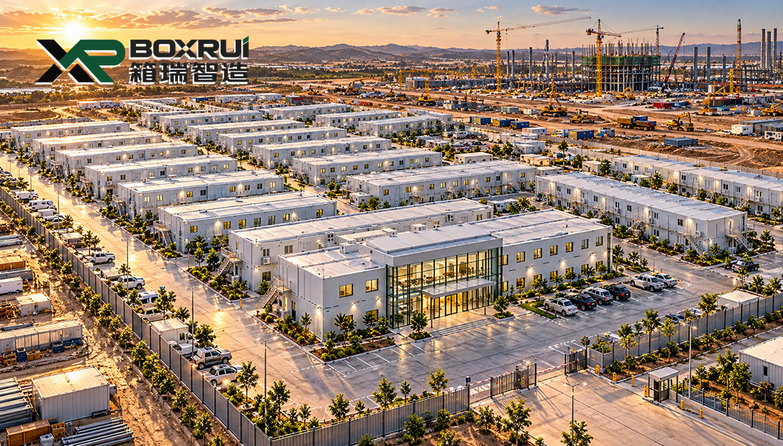 480-Unit Flat-Pack Container Construction Camp - project view 8